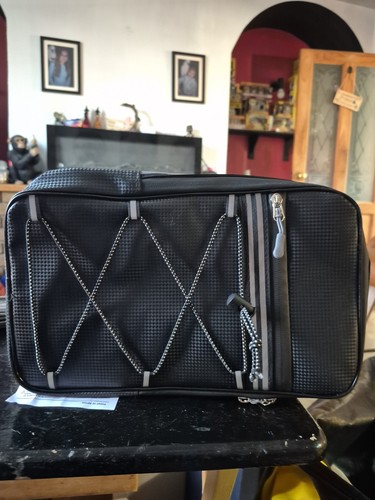Black bag for bicycle motor - black,